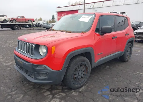 2015 Jeep Renegade Sport из США, поврежденный, VIN ZACCJAAHXFPC05459